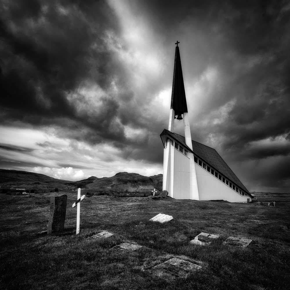 Dramatic Church Landscape by Sus Bogaerts — canvas wall art