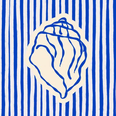 Coastal Seashell Stripes