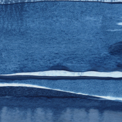 Blue Watercolor Waves