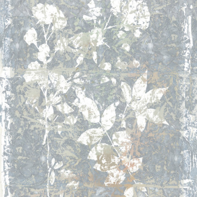 Botanical White Textured Floral 2