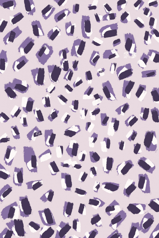 Violet Confetti by Treechild — canvas wall art