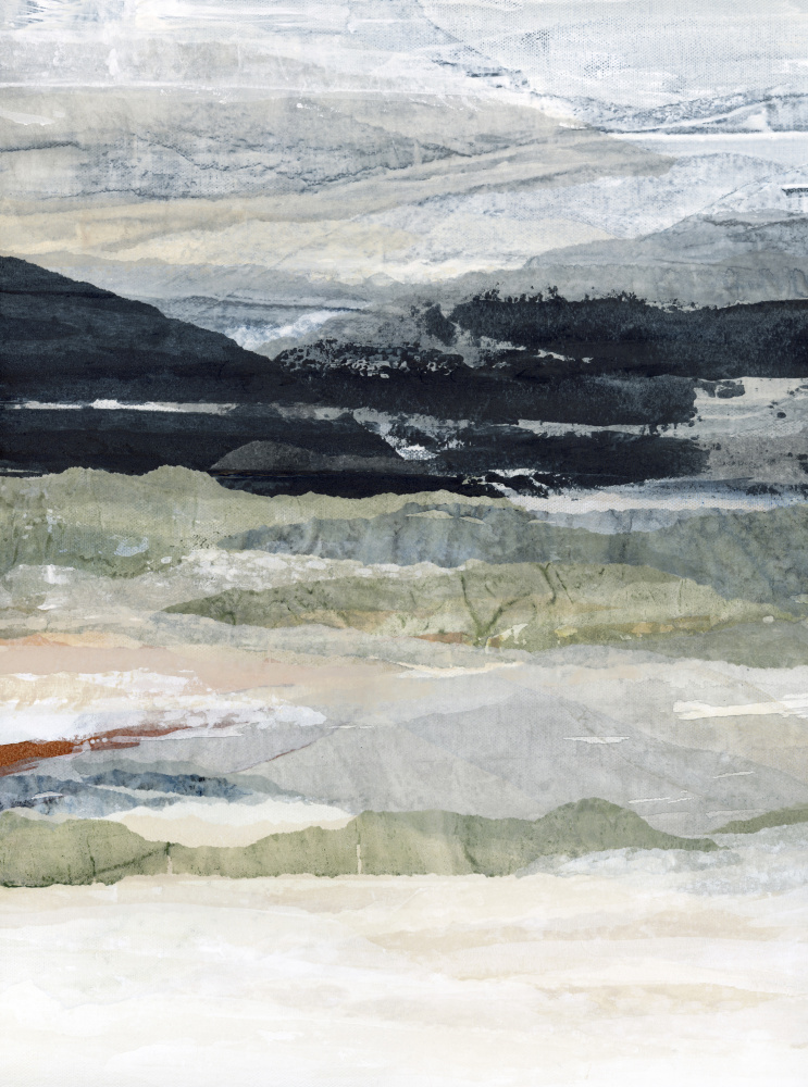 Misty Mountain Layers by Lara Eckerman — canvas wall art