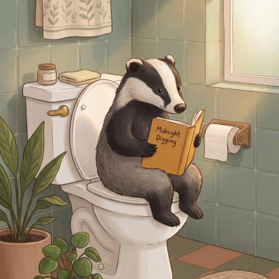 Toilet Badger