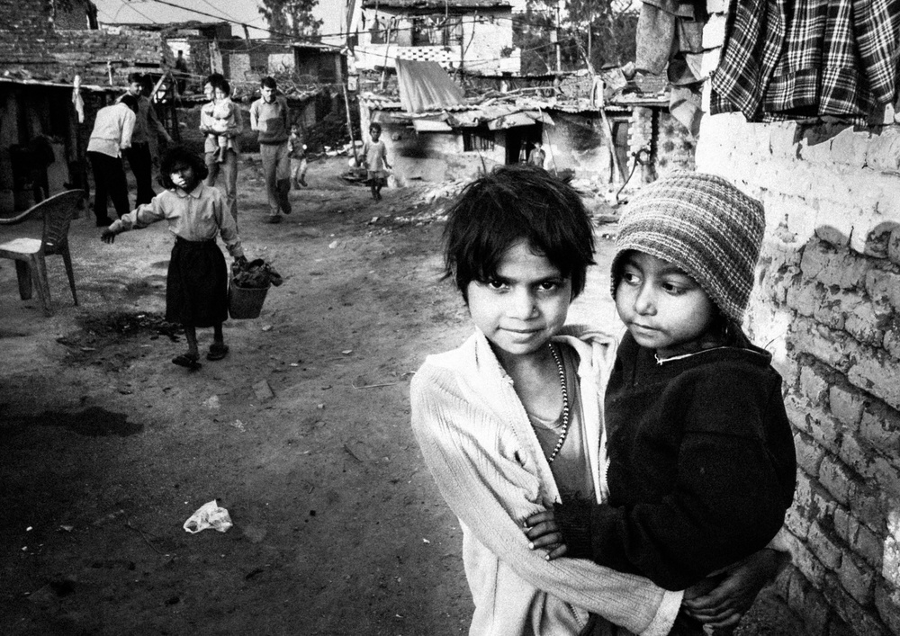 Candid Street Childhood by TORU MATSUNAGA — canvas wall art