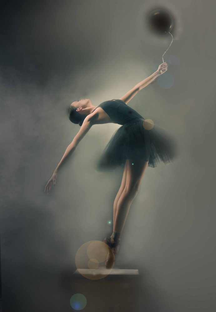 Ethereal Ballet Dancer by Agus Adriana — canvas wall art