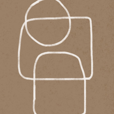 Minimalist line composition 09