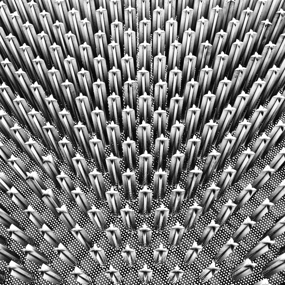 Radiant Metallic Spikes by Harry Verschelden — canvas wall art