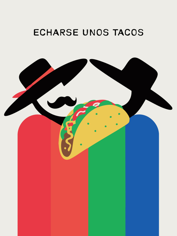 Taco Culture Fiesta by Andreas Magnusson — canvas wall art