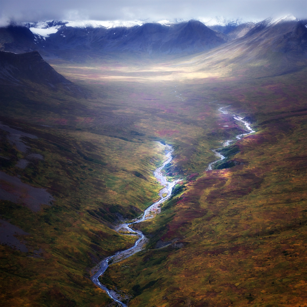 Winding River Valley by Atul Chopra — canvas wall art