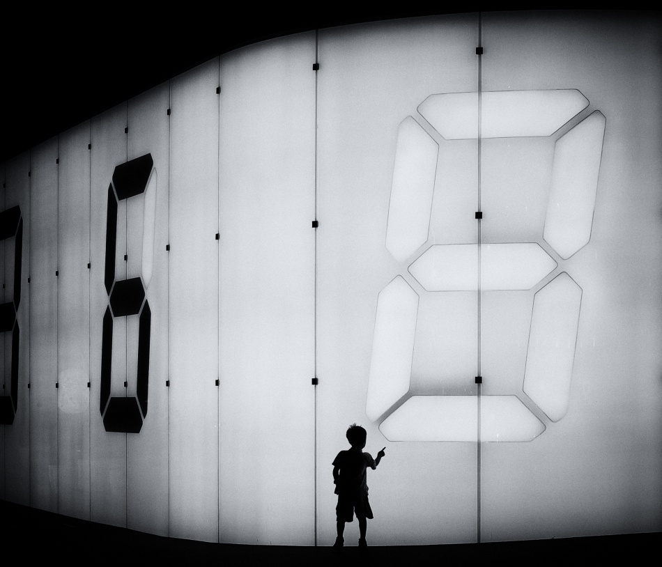Curious Child Digital Numbers by Shigehiro Ono — canvas wall art