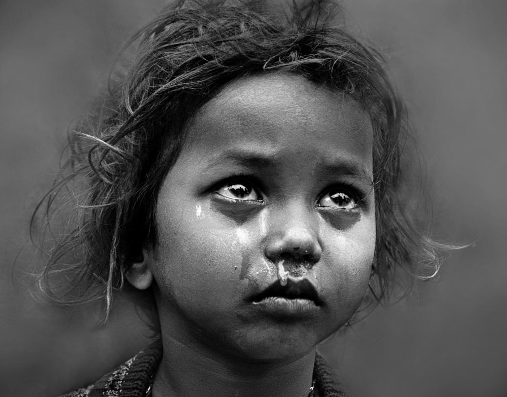 Tears of a Child by Lou Urlings — canvas wall art
