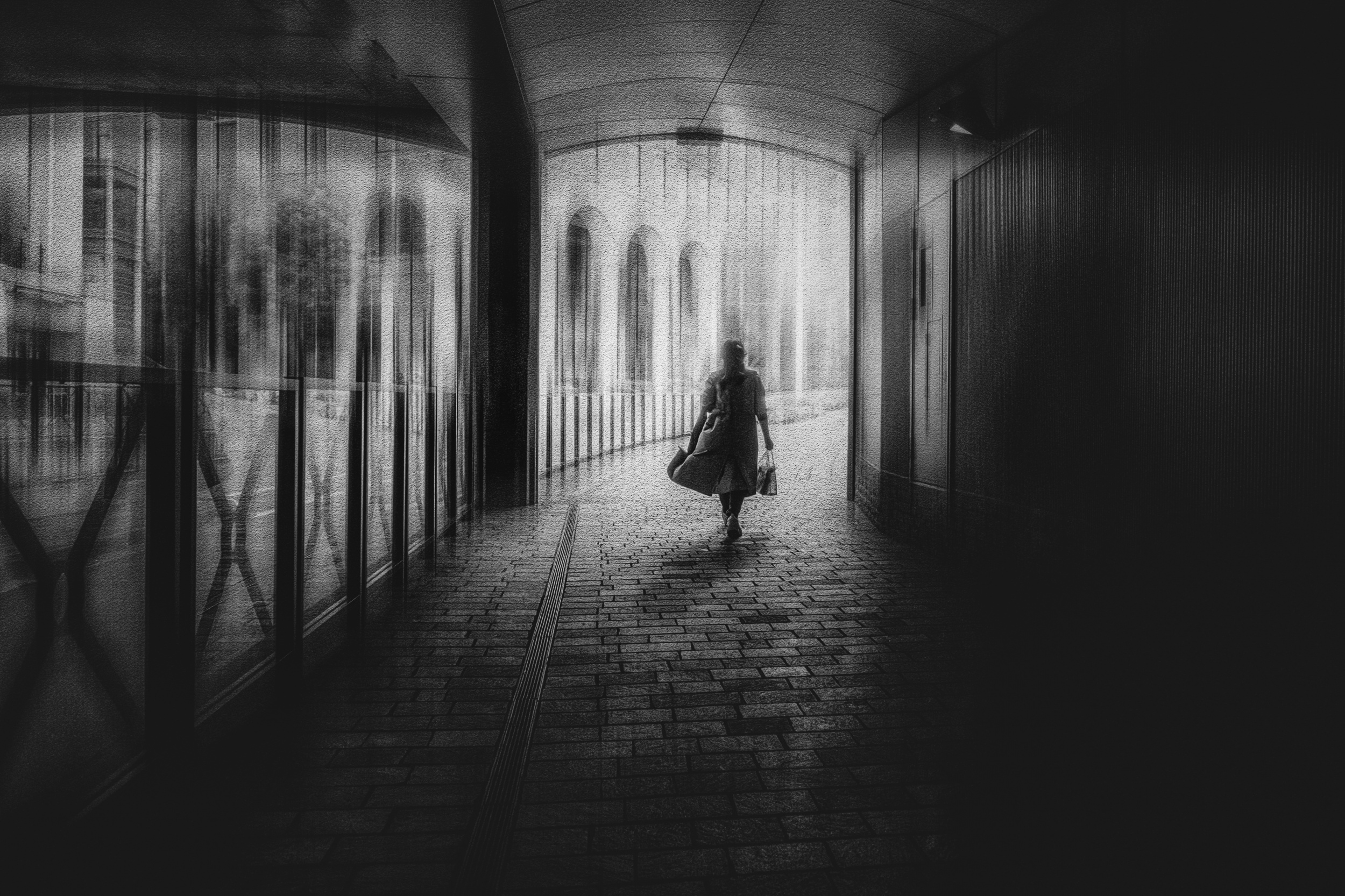 come back from doing the shopping