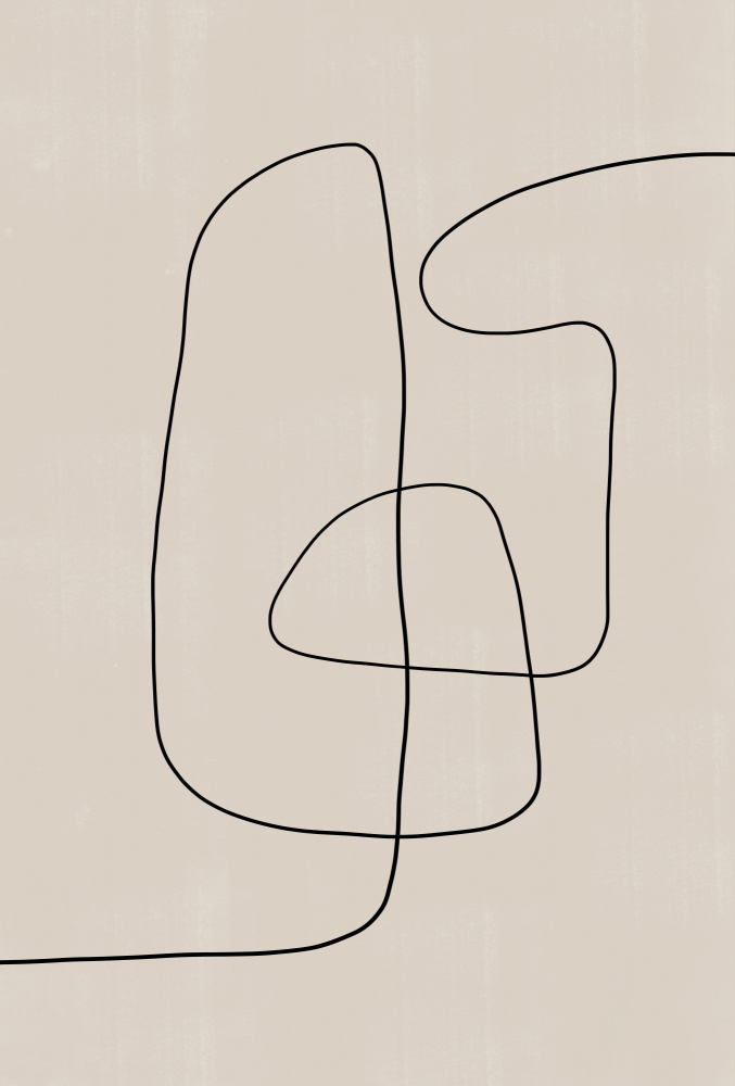 Curved Line Dance by THE MIUUS STUDIO — canvas wall art