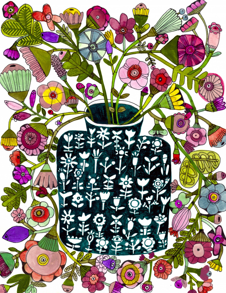 Full Vase by Sharon Nullmeyer — canvas wall art