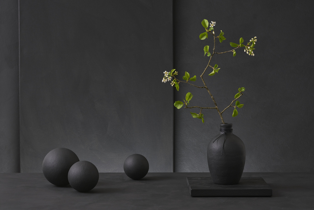 Dark Floral Still Life by Christophe Verot — canvas wall art