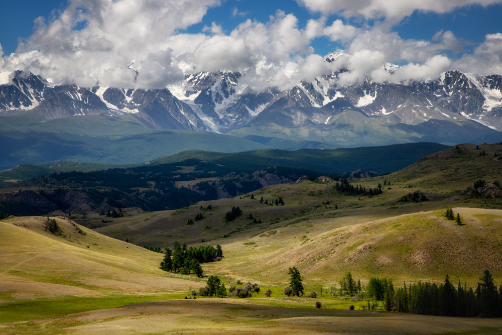 Majestic Mountain Valley by Stanislav Aristov — canvas wall art