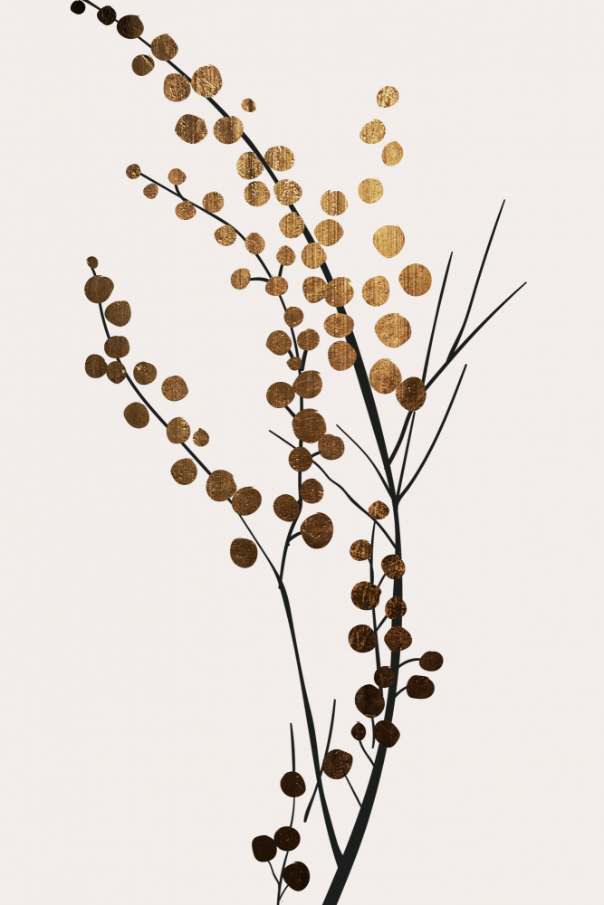 Golden Winter Days by Kubistika — canvas wall art