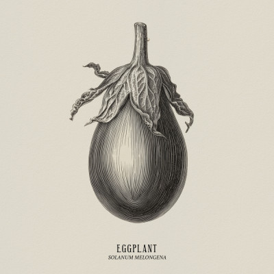 Vintage Vegetables - Eggplant