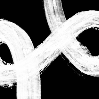 Abstract White Curves