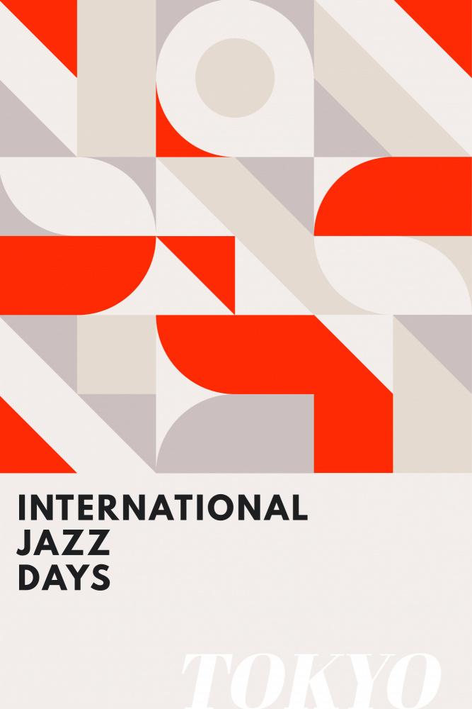 Jazz Days Tokyo by Kubistika — canvas wall art