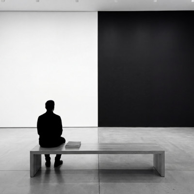 Contemplation In Black and White