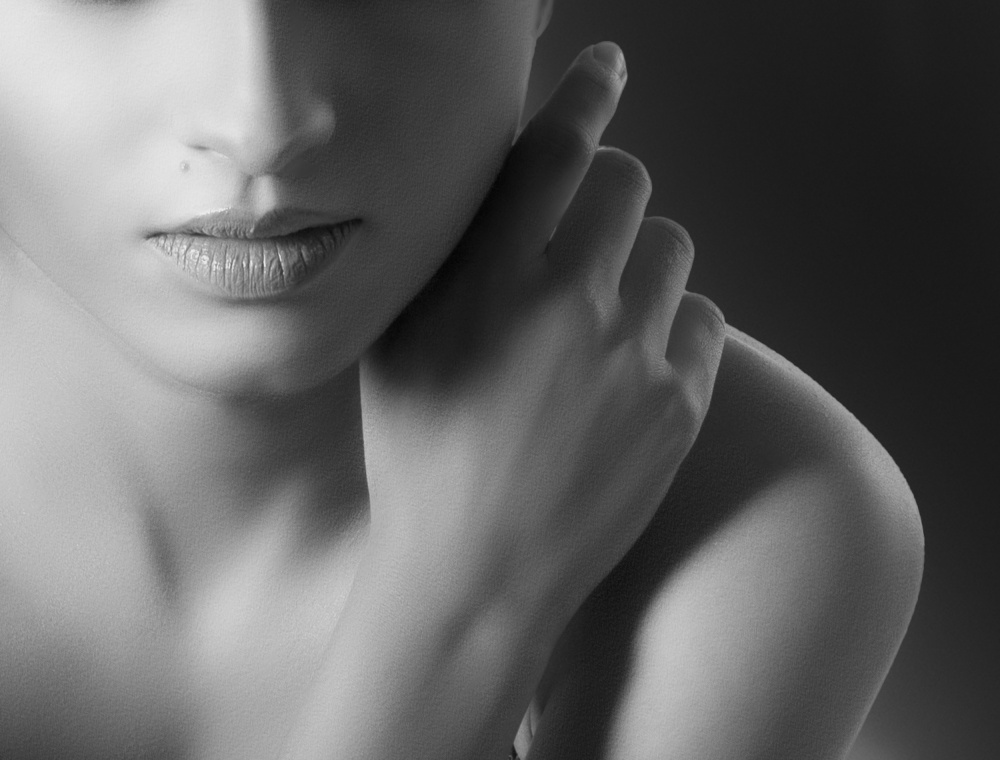 Sensual Feminine Touch by Rahul Wedpathak — canvas wall art
