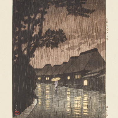 Soshu Maekawa No Ame (rain At Maekawa, Sagami Province) (1932)