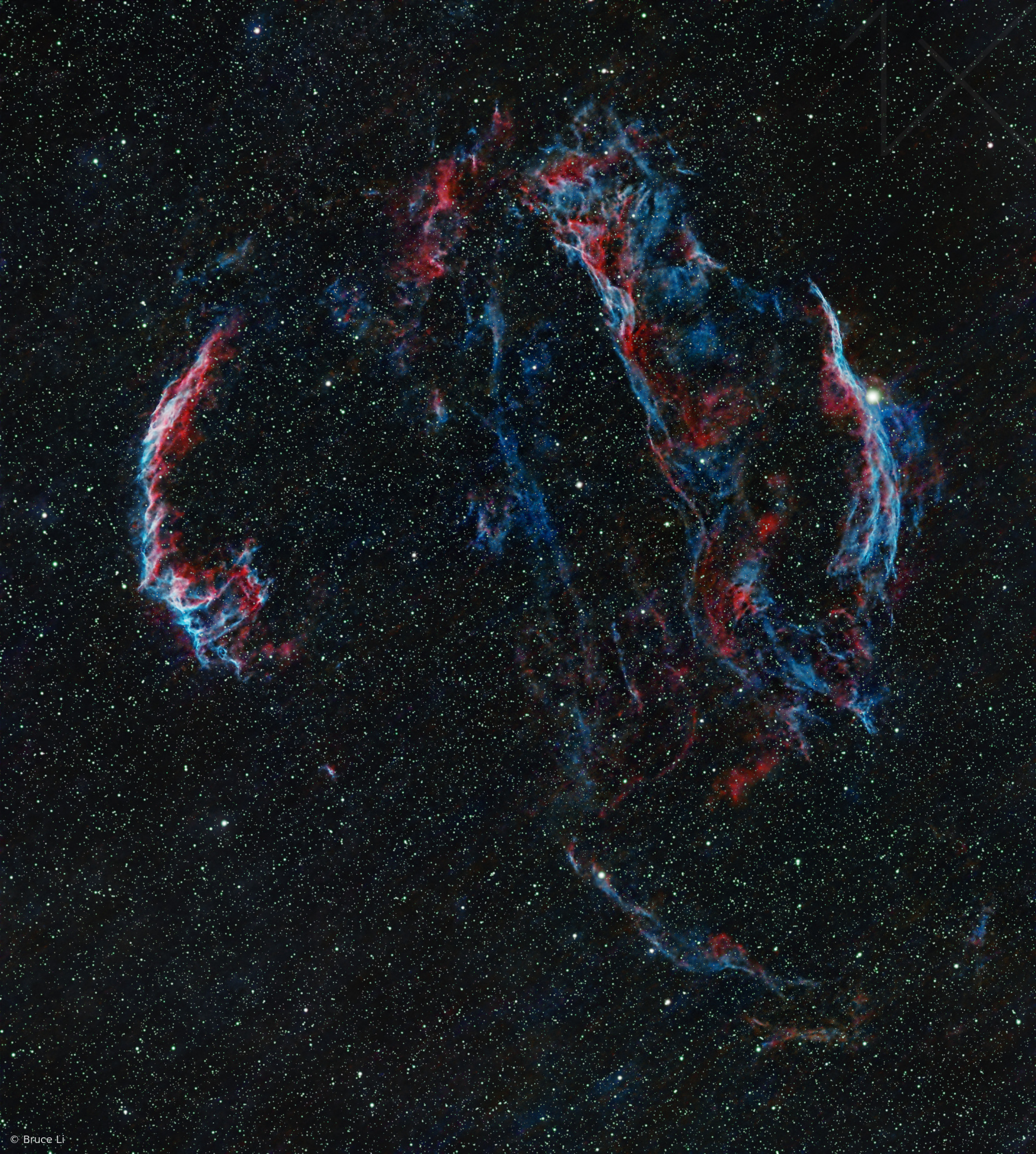 Cygnus Loop by Bruce Li