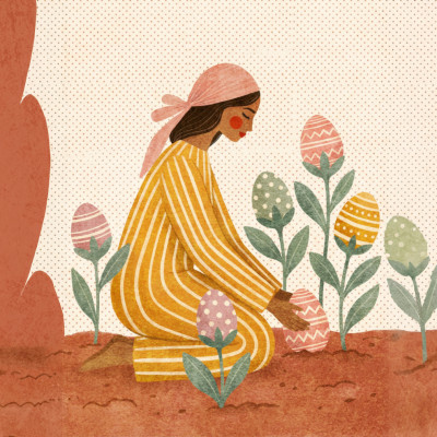 Whimsical Egg Garden
