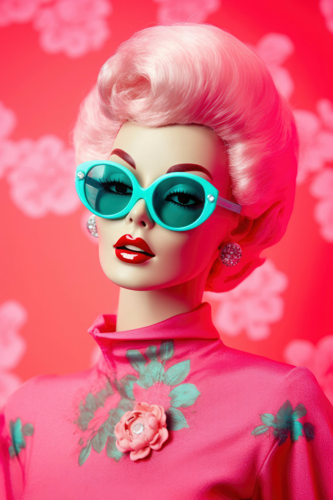 Retro Glamour Icon by Treechild — canvas wall art