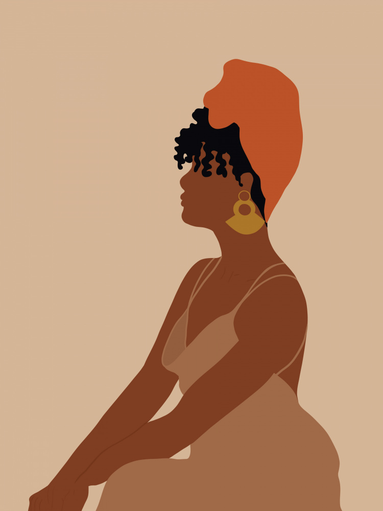 Posing by Carelle N'guessan — canvas wall art