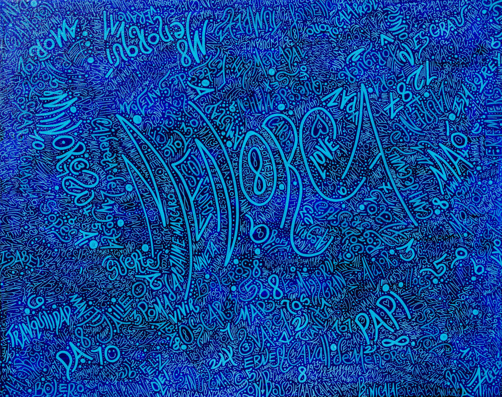 Mallorca Word Art by Lorenzo A Roe — canvas wall art