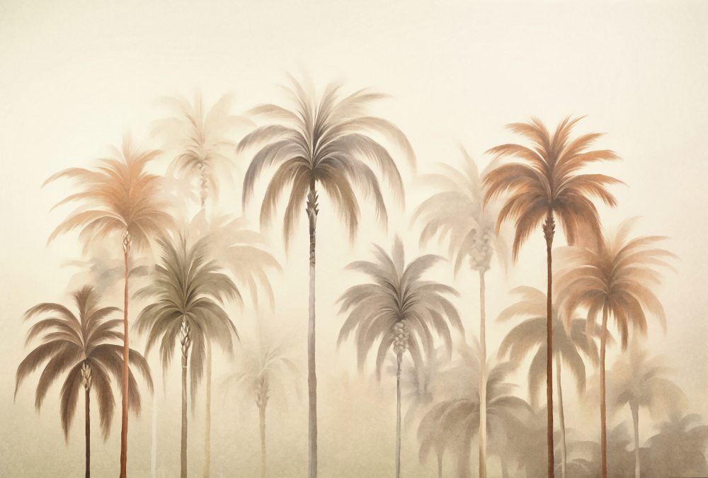 Serene Palm Grove by Andrea Haase — canvas wall art