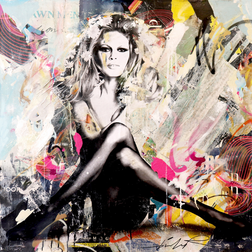 Glamorous Pop Art Woman by Michiel Folkers — canvas wall art