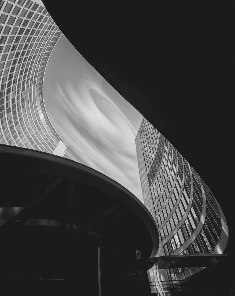 Modern Architectural Flow by Molly Fu APA — canvas wall art