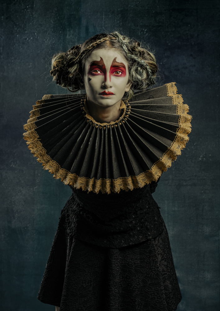 Regal Joker Portrait by DEBASISH CHATTOPADHYAY — canvas wall art