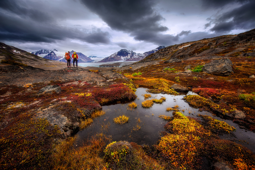 Autumn Mountain Adventure by Atul Chopra — canvas wall art