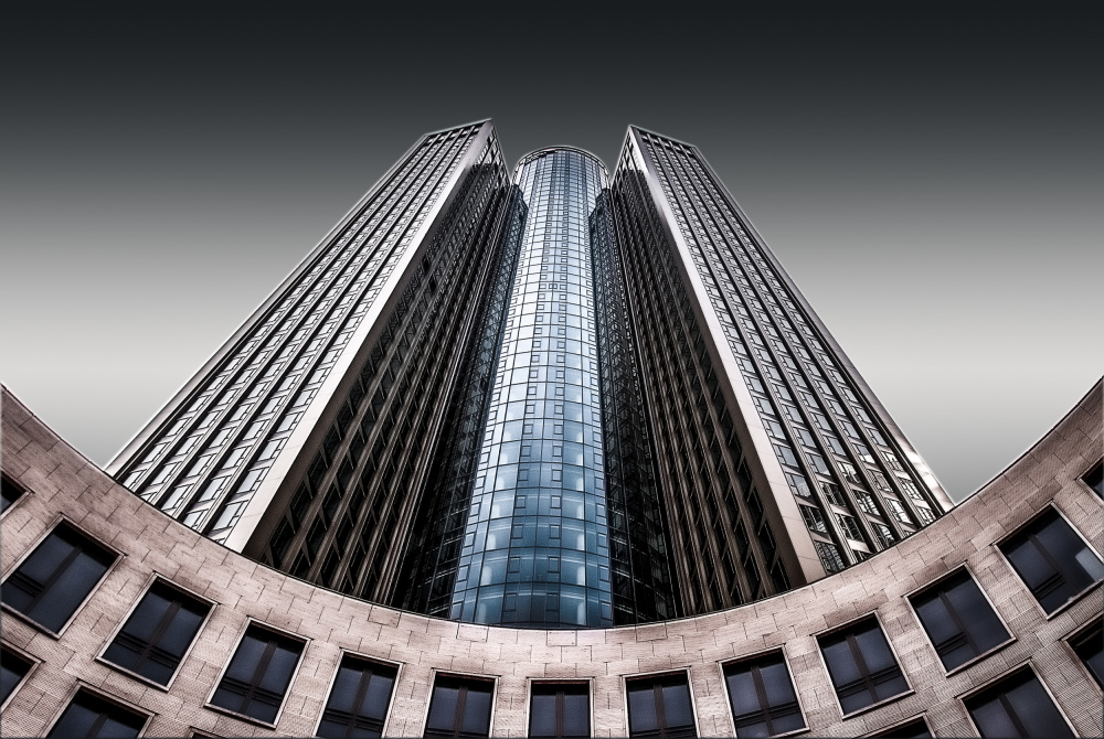 Sleek City Architecture by Holger Schmidtke — canvas wall art