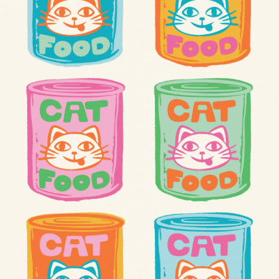 Pop Art Cat Food