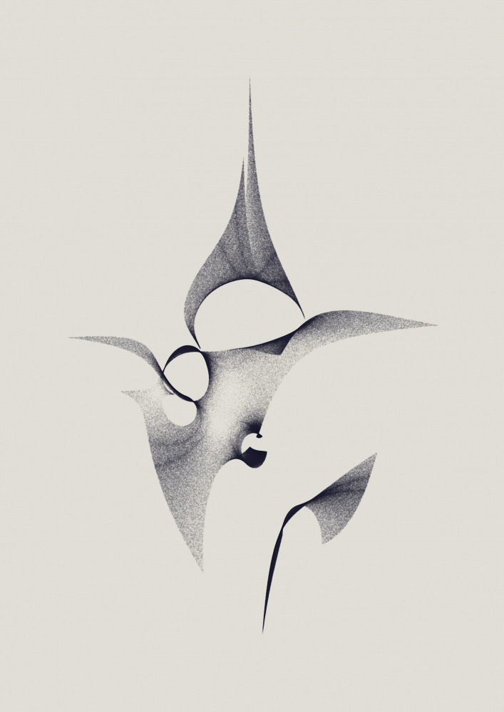 Elegant Fluid Forms by AV11 — canvas wall art