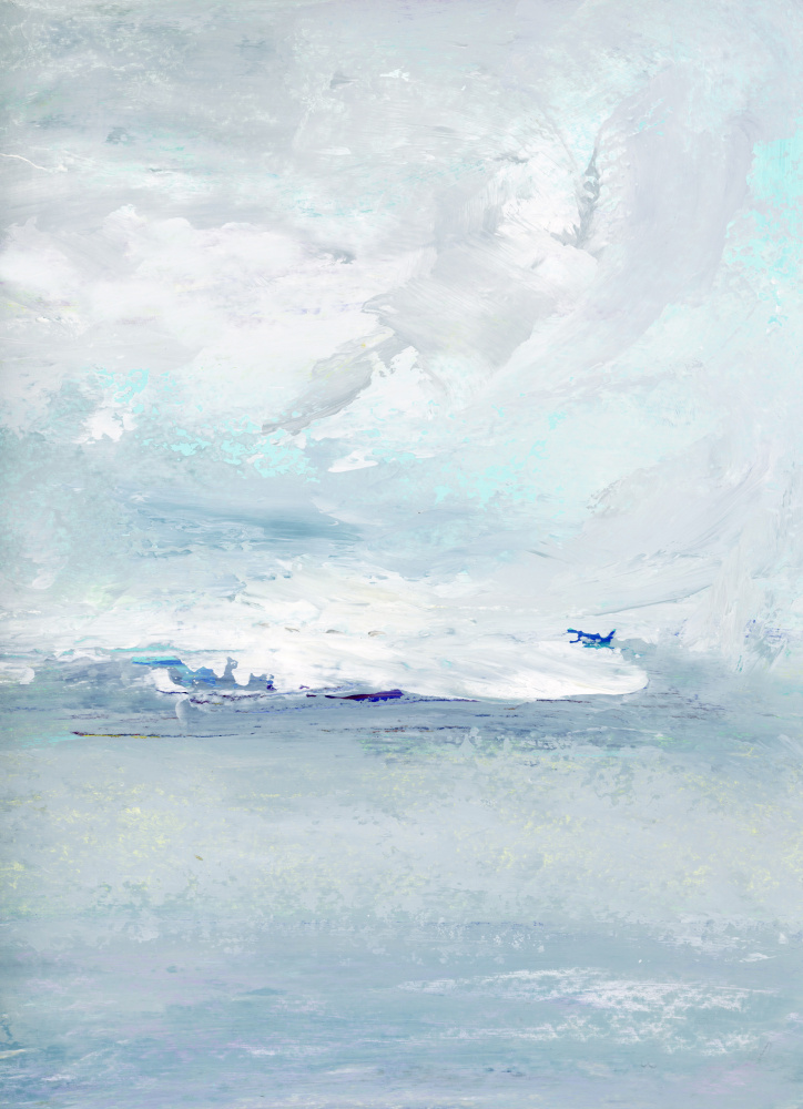 Distant Plane Clouds by Breanna Megan Studio — canvas wall art