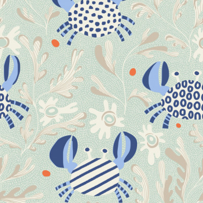 Playful Crab Pattern