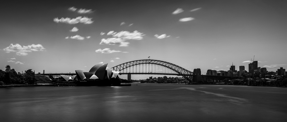 Sydney Harbour Icons by R Suguri — canvas wall art