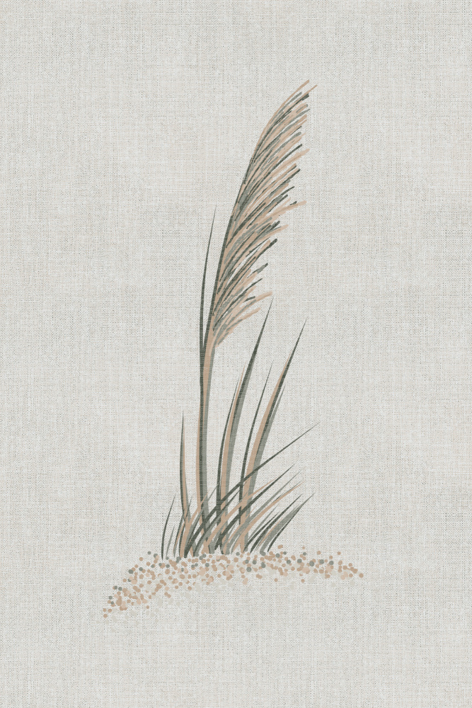 Serene Sea Oats by Alexandra Weise — canvas wall art