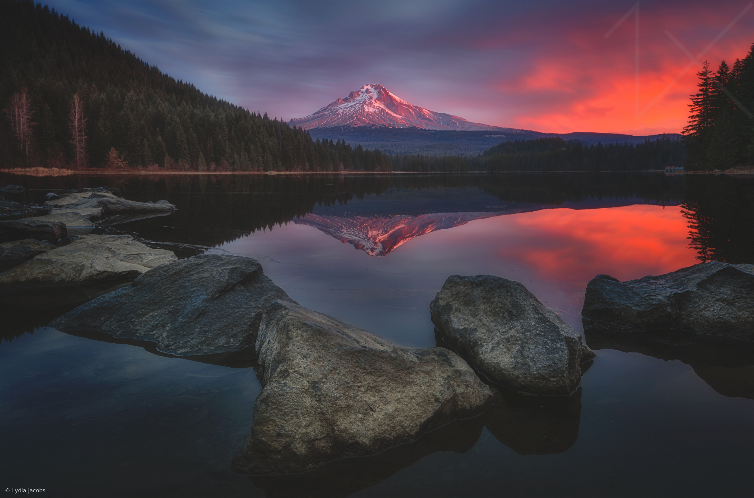 Crimson at Trillium Lake
