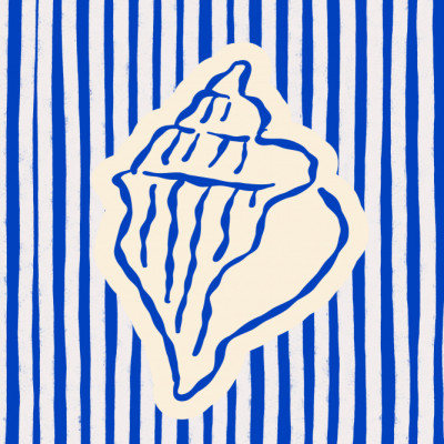 Nautical Striped Shell