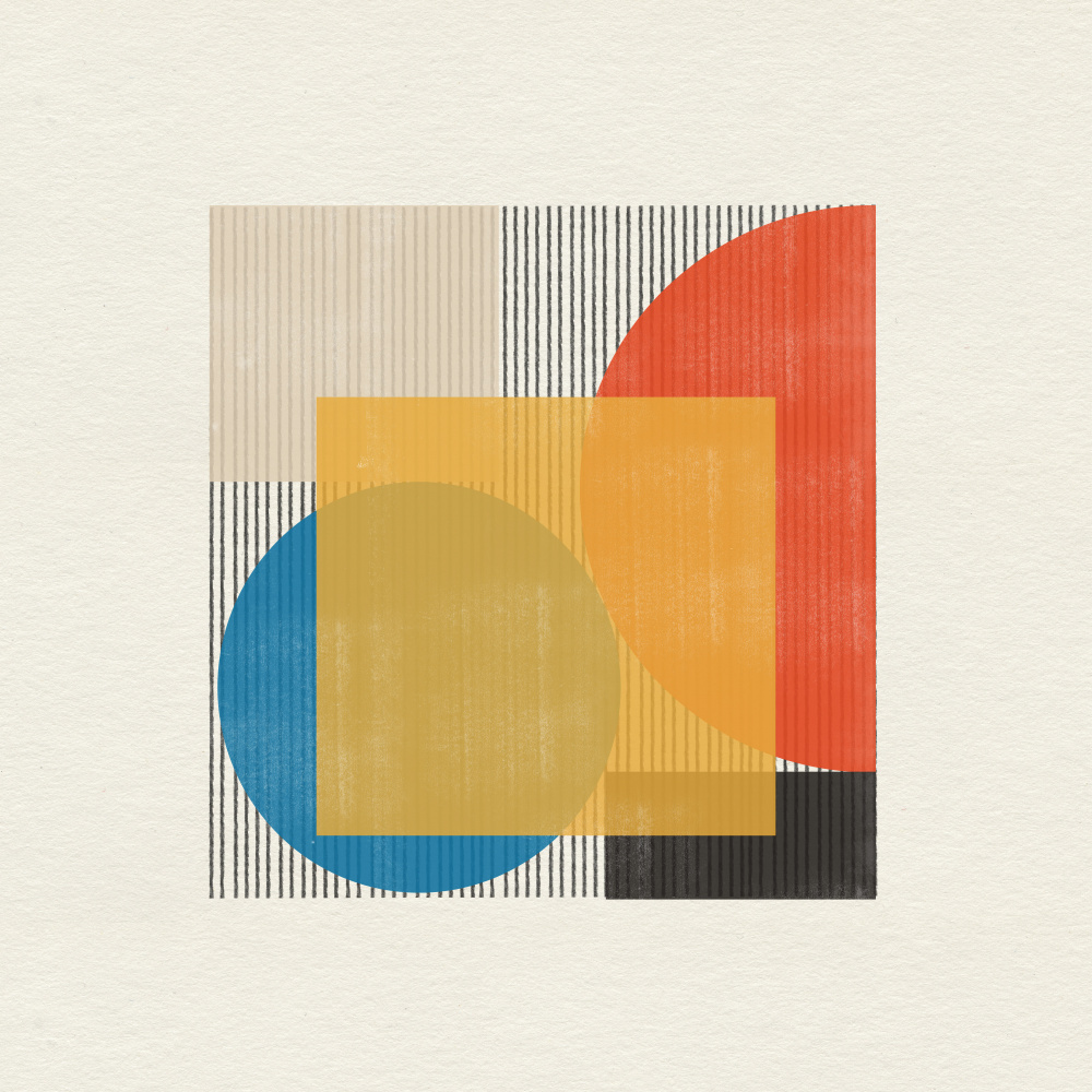 Geometric Harmony by THE MIUUS STUDIO — canvas wall art