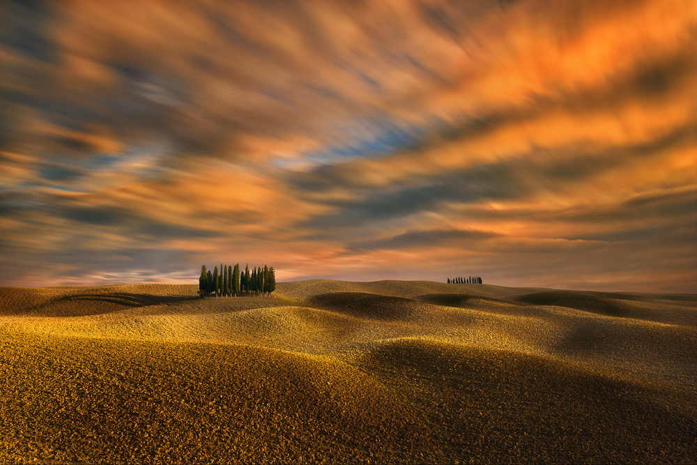 Cypress Hills Sunset by Krzysztof Browko — canvas wall art