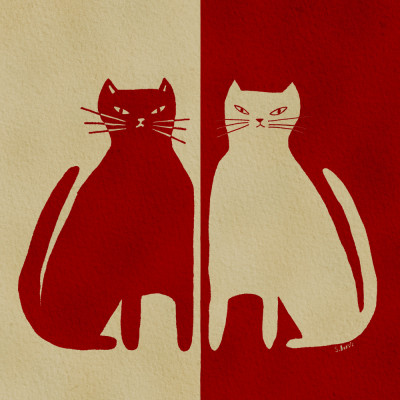 Symmetrical Grumpy Cats