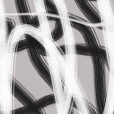 Black And White Brushstrokes